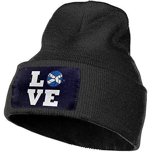 Peeeenny Beeen Unisex Amo Voleibol Bandera de Escocia Moda al Aire Libre Gorro de Punto Sombrero Gorras Suaves de Calavera de Invierno