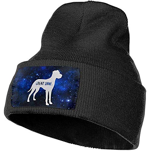 Peeeenny Beeen Unisex Gran danés Gorro de Punto elástico al Aire Libre Sombrero Gorras de Punto de Invierno Suave