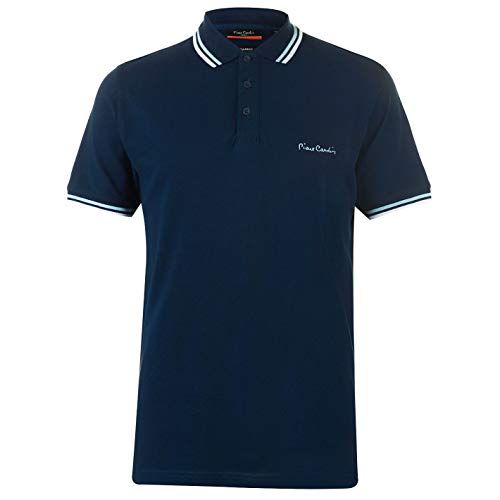 Pierre Cardin Piqué de Piqué PCPE 14 Basic para hombre Azul Azul prusiano. XL