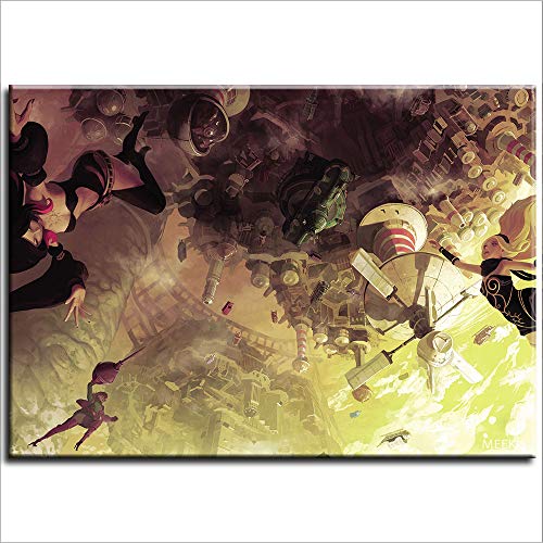 Pintura por número Gravity Rush Remastered Canvas Wall Art Painting Sala de estar 40X50 (sin marco)