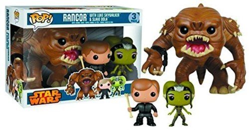 Pop! Star Wars: Rancor with Luke & Slave Oola Vinyl Figure 3-Pack