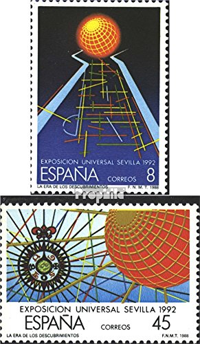 Prophila Collection España Michel.-No..: 2818-2819 (Completa.edición.) 1988 Expo `92 (Sellos para los coleccionistas)