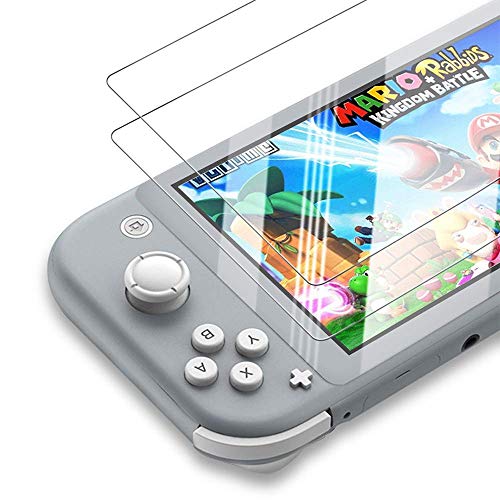 Protector de pantalla de cristal templado para Nintendo Switch, antiluz azul, protector de pantalla HD antiarañazos, compatible con Nintendo Switch, 2 unidades