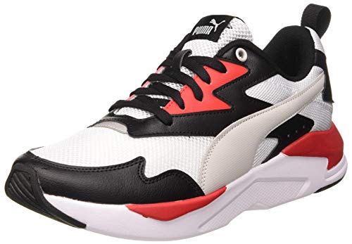 PUMA X-Ray Lite, Zapatillas Unisex Adulto, Negro Black/Gray Violet White/High Risk Red, 36 EU