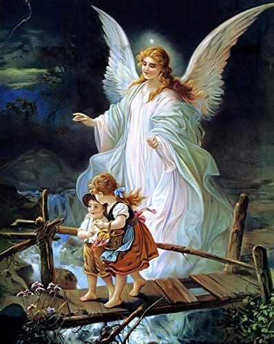 Puzzle 1000 Piezas Adultos Juego Rompecabezas Clásico Kind Angel Decoración Única Para El Hogar 29.5x19.7in(75x50cm)