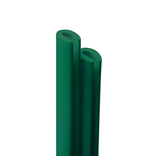 Quattroerre Villa D '12107 Protectores para Puerta de Coche, Color Verde Dimensiones 650 MM-2 Piezas