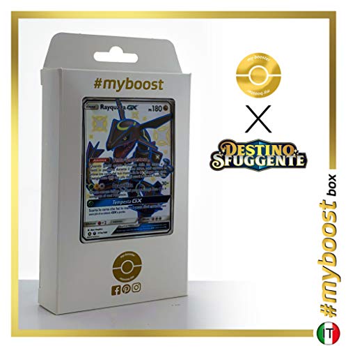 Rayquaza-GX 177A Chromatique - #myboost X Sole E Luna 11.5 Destino Sfuggente - Coffret de 10 Cartes Pokémon Italiennes