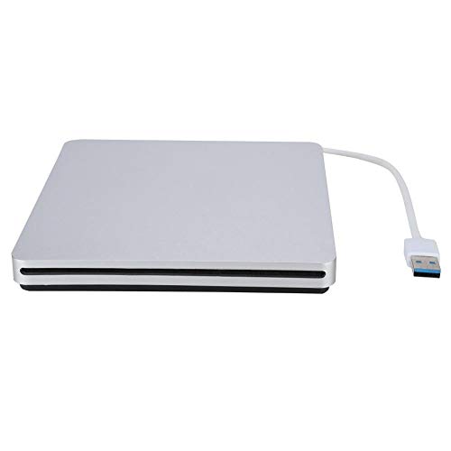 Redxiao 【??????? ?? ????? ??????】 Grabadoras de DVD externas, práctica transmisión de Datos USB 3.0 portátil y Duradera para Controlador de CD Externo Win Slot-Load