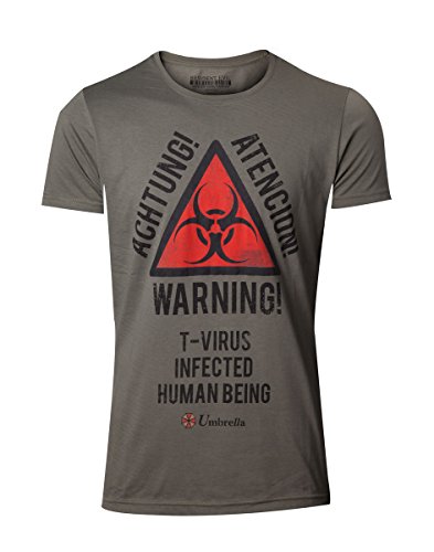 Resident Evil Biohazard Camiseta Aceituna S