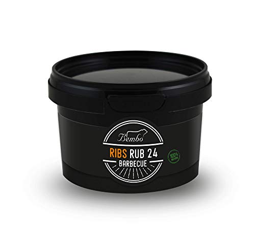 Ribs - BBQ Rub 24 - Condimento Mezclas de Especias para Barbacoa - Bembo Spices & Rub (220 g)