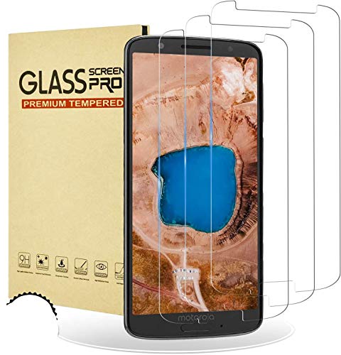 RIIMUHIR Cristal Templado para Motorola Moto G6 Plus, [3 Piezas] Protector de Pantalla para Motorola Moto G6 Plus, Vidrio Templado, Anti-Rasguños, Sin Burbujas, Alta Definicion
