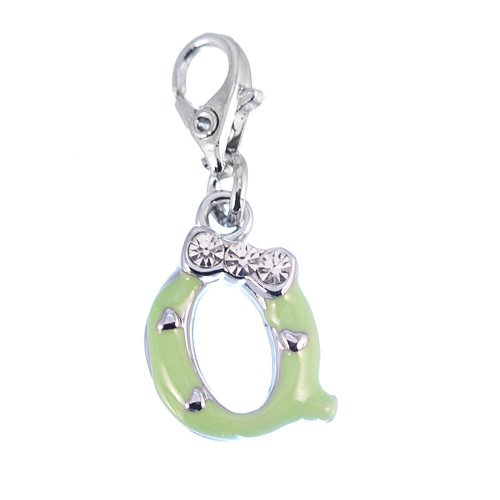 SC Crystal * Charm para mujer * Totalmente de metal rodiado * Color Verde * Dimensiones