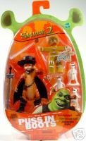 Shrek 2 Puss In Boots, 3 Blind Mice And Gingerbread Man Action Figure by Hasbro