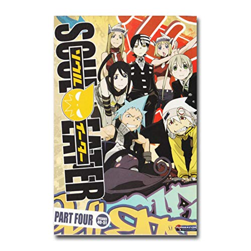 shuimanjinshan Póster de Anime Soul Eater con impresión de Lienzo artístico para decoración de habitación 40x50cm Sin Marco P-1946