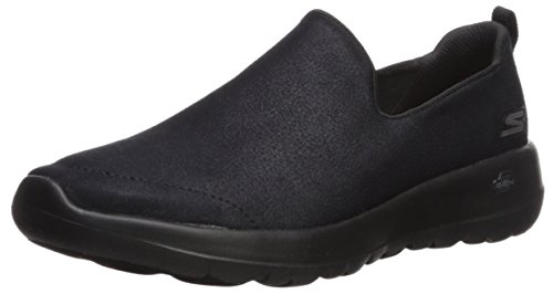 Skechers Performance Go Walk Joy-Gratify, Zapatillas sin Cordones Mujer, Negro (BBK Black Textile/Trim), 41 EU