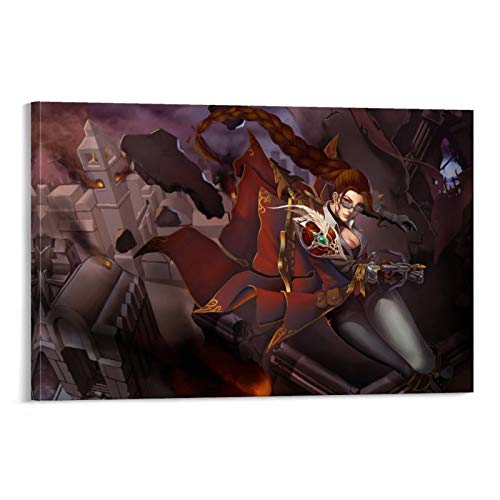 SSKJTC Póster de personajes abstractos de la liga de personajes de juego Lol Legends Roles Vayne arte de pared para decoración del hogar 50 x 75 cm