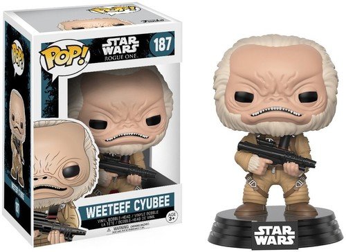 Star Wars- Figura de Vinilo Weeteef Cyubee, colección Rogue One (Funko 14874)