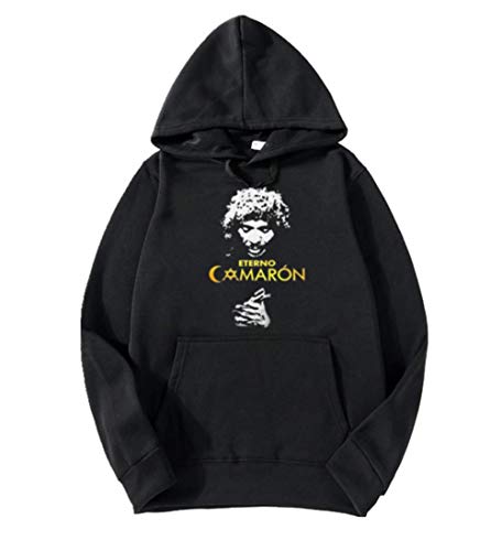 Sudadera CAMARON Eterno Flamenco con Capucha e Impresion Premium 300 grs (L)