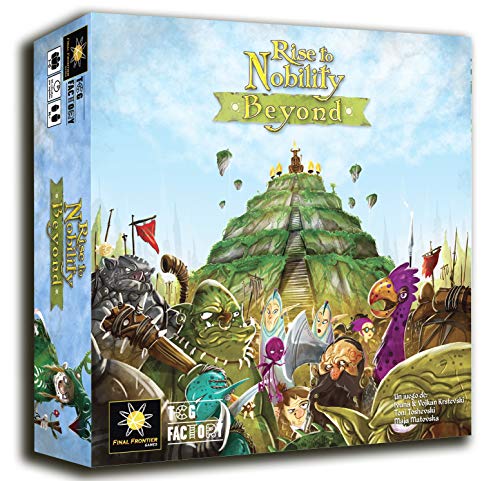 TCG Factory- Rise to Nobility Beyond EXPANSIÓN para el juego de mesa Rise to Nobility. Eurogame que añade más opciones, componentes y rejugabilidad al título base.