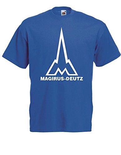 Textilmonster Magirus Deutz - Camisa azul XXXL