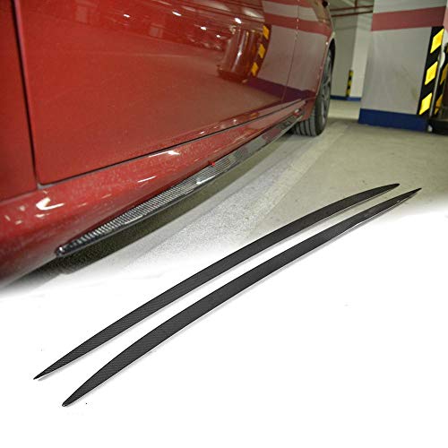 TGFOF Falda Lateral de Fibra de Carbono para Alfa Romeo Giulia Base & Sport Sedan de 4 puertas 2015 2016 2017 Paneles Basculantes de Extensión de Parachoques Alerón de Labios