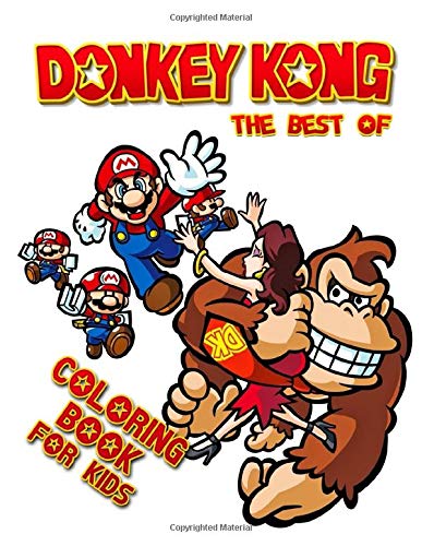 The Best of Donkey Kong Coloring Book for Kids