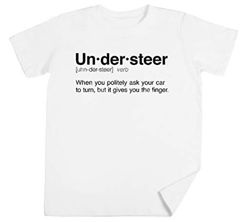 The Definition of Understeer Niños Unisexo Chicos Chicas Blanco Camiseta Kids Unisex T-Shirt