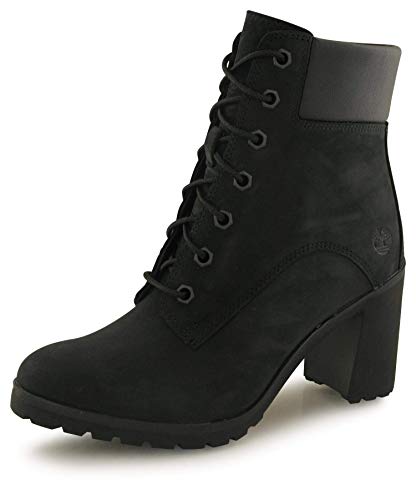 Timberland Allington 6 Inch, Botas Chukka Mujer, Negro Black Nubuck, 39 EU