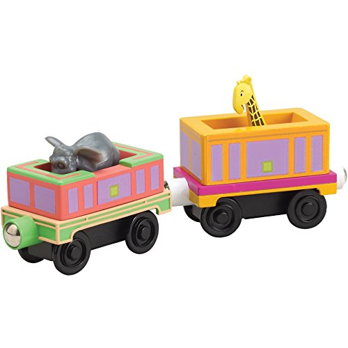 TOMY LC56014 Chuggington - Juego de remolques para Safari (Madera y plástico, 19 cm)