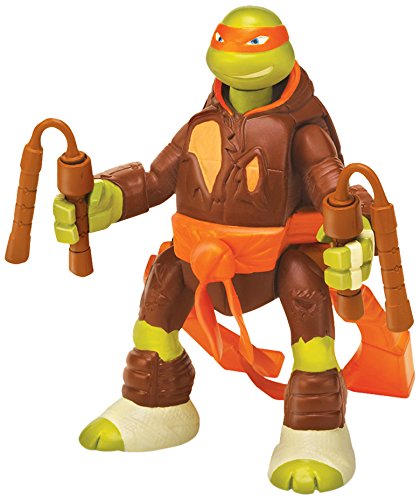 Tortugas Ninja - Figura Battle and Throw Mike, 15 cm (Giochi Preziosi 91620)