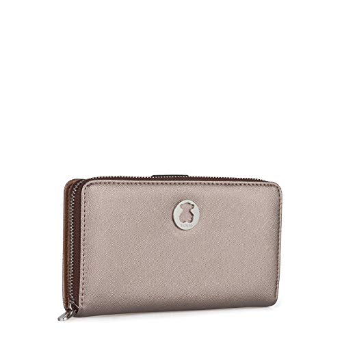 Tous Dubai Saf, Cartera para Mujer, Multicolor (Bronce Topo 695930009), 18x11x2.5 cm (W x H x L)