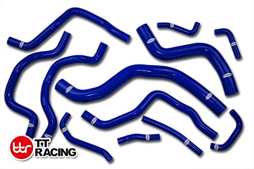 TT Racing Kit de manguera de aspiración de silicona para Mitsubishi Lancer EVO 7 8 9 CT9A Turbo 4G63, color azul