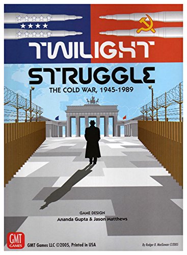 Twilight Struggle GMT Games GMT 0510-09 The Cold War 1945-1989 - Juego de Mesa temático de Guerra y Estrategia (2 Jugadores, Importado de Reino Unido)