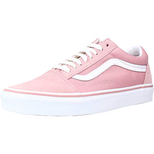 Vans Old Skool Classic  - zapatos Unisex para skate, (Zephyr/True White), 8.5 B(M) US Mujer / 7 D(M) US Hombre