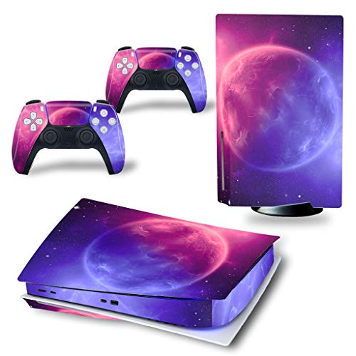 WDFVGEE - Adhesivo impermeable con mango para PS5 Disc Edition Game Contro poner pegatinas frescas en tu dispositivo