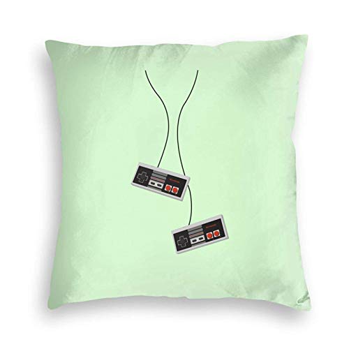 WH-CLA Fundas De Almohada De Tiro 2 Jugadores Joysti Retro Juegos De Arcade Interiores De Cojines De Coche Fundas De Almohada Fundas De Cojín De Sofá Suaves Y Duraderas Fundas De Respald