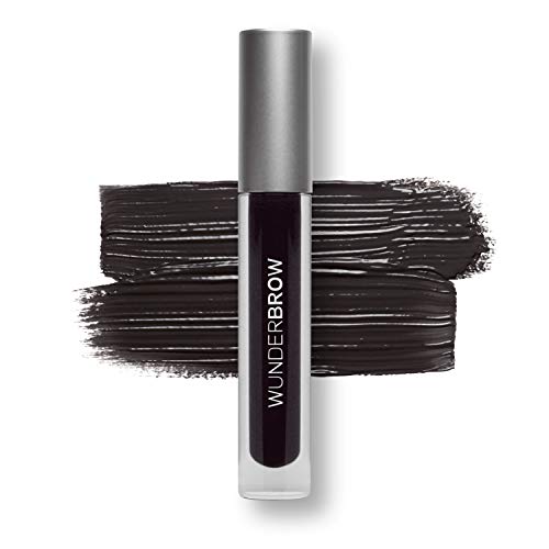 WUNDER2 WUNDERBROW Gel de Cejas Waterproof – Cejas Duraderas con Volumen y Definición, Color Jet Black