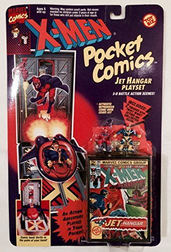 X-Men Pocket Comics Jet Hangar Playset by X Men