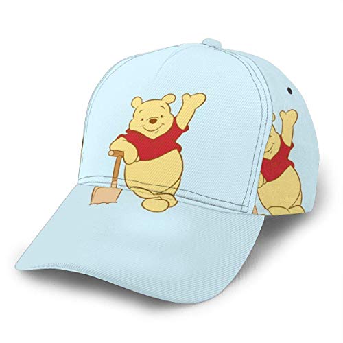 XaMiner Winnie Blue Gorra de béisbol Vintage Unisex con Gorra Relajada Ajustable de Sarga, 3 años