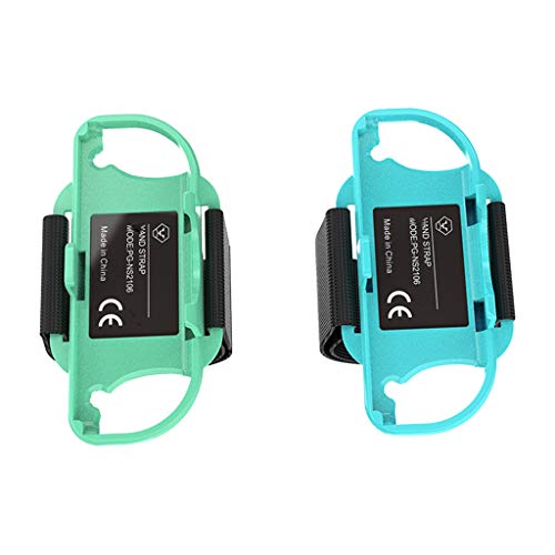 Xiangrun 2pcs Pulsera Juego Manos Correas Pulsera Ajustable para Interruptor n_in-tendo Just Dance Joy-con