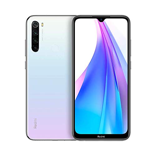 Xiaomi Redmi Note 8T– Smartphone con Pantalla 6,3" FullHD+ (Cuatro cámaras de 48 MP, 4000 mAh, Snapdragon 665, 3 + 32 GB con MicroSD hasta 256GB) Blanco lunar [Versión española]