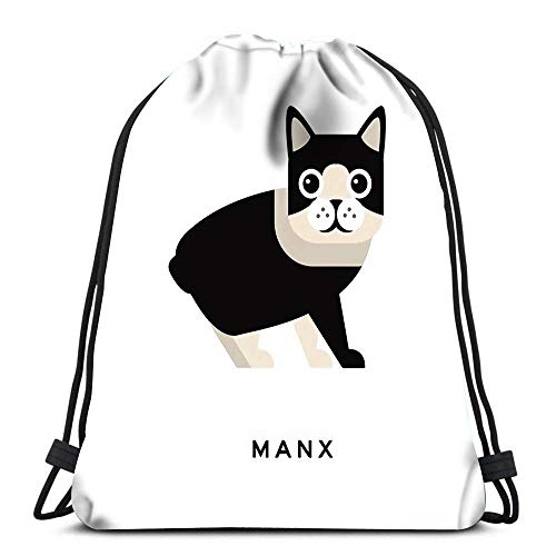 XMXM Mochila con cordón Bolsas Dibujos animados de divertidos personajes de cocodrilo cantando Bolsos con cincha plegable