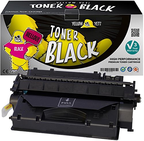 Yellow Yeti CF280A 80A (2700 páginas) Tóner Compatible para HP Laserjet Pro 400 M401dn M401dw M401n M401a M401d M401dne MFP M425dn MFP M425dw [3 años de garantía]