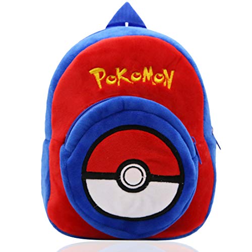 YUESEN Pokemon Mochila para niños Pikachu Regalos para bebés Mochila para niños pequeños Mochila Pokemons School Bag Characters Mochila para niños(Azul)