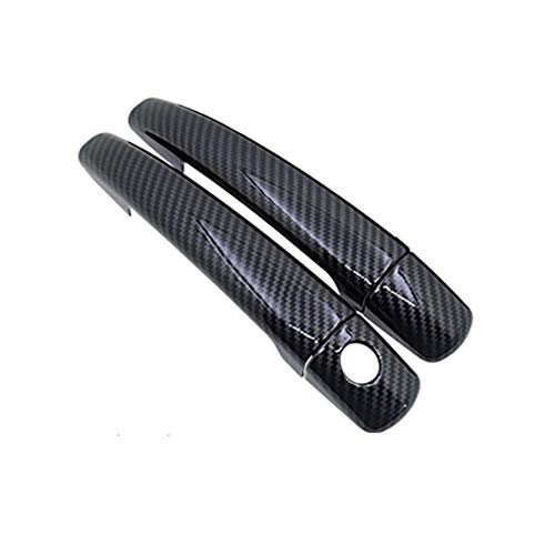 ZHHRHC Accesorios del Coche del Ajuste de la Cubierta de la manija de Puerta de la Fibra de Carbono, para Citroen DS3 2009-2019