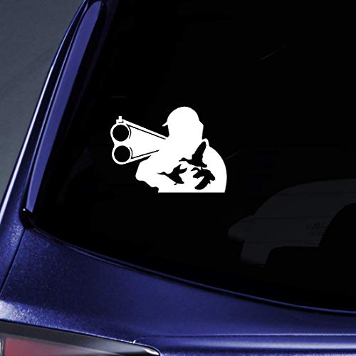 15.5Cmx11.5Cm Hunter Wild Duck Hunting Calcomanías para automóviles Pegatinas Moda Car Styling para el coche Laptop Window Sticker