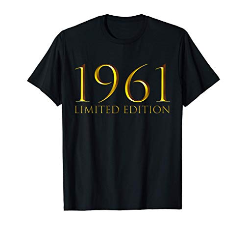 60 Años Cumpleaños Chico Chica Regalo Deco Divertido 1961 Camiseta