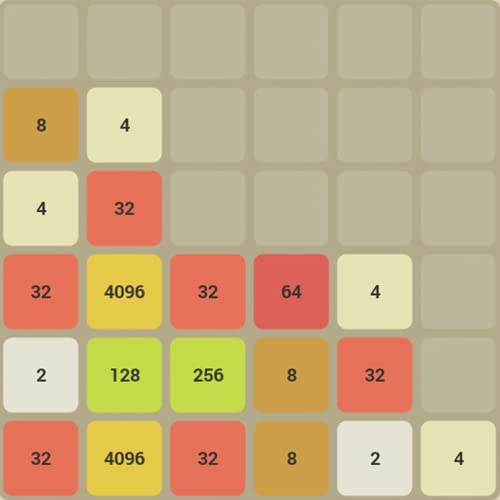 8196 - 6x6 board play of 2048