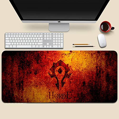 Alfombrilla de ratón de Goma Antideslizante para Juegos World of Warcraft Wow 900x400 Mouse Pad-C_800*300 * 3MM