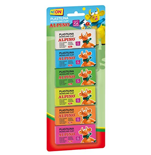 Alpino DP000936 - Blister 6 unidades de plastilina